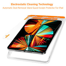 Load image into Gallery viewer, Electrostatic Cleaning Technology | Glare Guard HD Screen Protector For iPad Automatic Dust Removal