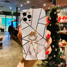 Load image into Gallery viewer, 2021 Fashion Electroplating Marble Pattern Case For iPhone