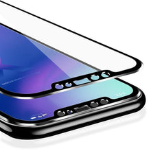 Load image into Gallery viewer, Tempered Glass Full Screen Protector 3D Aluminum Alloy For iPhone - VooChoice