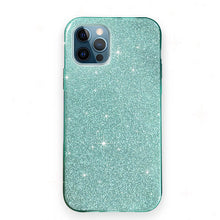 Load image into Gallery viewer, Glitter Phone Case For iPhone 11 Pro Max 12 X XR XS 8 Plus 7 SE 2020 iPhone11 Bling Sparkly Luxury Shiny Hybrid Cover Mint Green