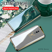 Load image into Gallery viewer, 2021 Luxury Deer Pattern Camera All-inclusive Electroplating Process Case For OPPO Reno 4 3 Pro R17 Pro Find X