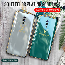 Load image into Gallery viewer, 2021 Luxury Deer Pattern Camera All-inclusive Electroplating Process Case For OPPO Reno 4 3 Pro R17 Pro Find X