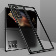 Load image into Gallery viewer, Luxury Plating Glass Case Anti-knock Protective Hard Edge Cover For Samsung Galaxy Z Fold 2 5G
