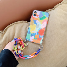 Load image into Gallery viewer, 2021 Graffiti Bracelet Colorful Chain Soft Phone Cases For iPhone 12 Pro Max 11 X XS XR 7 8 Plus SE 2020