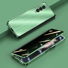 Load image into Gallery viewer, Samsung Galaxy Z Fold3 Fold4 Magnetic Brushed Metal Anti-fall Protective Cover