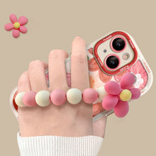 Load image into Gallery viewer, Oil Painting Strawberry Flower Bracelet iPhone Case - mycasety2023 Mycasety
