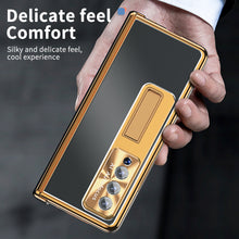 Load image into Gallery viewer, Aluminum Alloy Frame Magnetic Bracket All-Inclusive Electroplating Phone Case For Samsung Galaxy Z Fold3 Fold4 5G