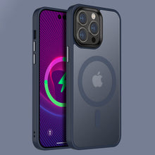 Load image into Gallery viewer, Matte Skin-feel Anti-fall Protective iPhone Case Support MagSafe Charge