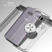 Load image into Gallery viewer, High Quality Electroplated Magnetic Car Holder Ring Case For Samsung