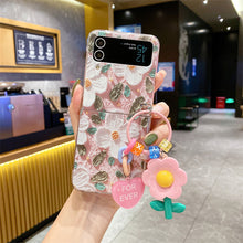 Load image into Gallery viewer, Oil Painting Flower Adapted For Samsung Galaxy Z Flip3/4 Case - mycasety2023 Mycasety