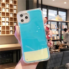 Load image into Gallery viewer, 2021 Glitter Luminous Neon Sand Case For iphone 6 6s 7 8 Plus 11 Pro X XS MAX XR Liquid Quicksand Glow The Dark Soft phone Case Cover