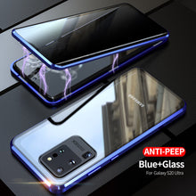 Load image into Gallery viewer, 2021 Samsung Double-Sided Protection Anti-Peep Tempered Glass Phone Case For S21 S20 Series
