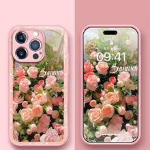 Load image into Gallery viewer, New Pink Rose iPhone Case - mycasety2023 Mycasety