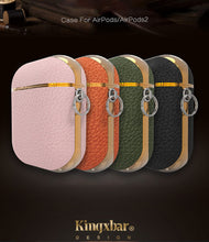 Load image into Gallery viewer, 2021 Luxury Genuine Leather Protective AirPods Case