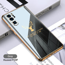 Load image into Gallery viewer, 2021 Luxury Deer Pattern Camera All-inclusive Electroplating Process Case For Huawei
