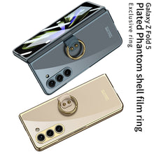 Load image into Gallery viewer, Transparent Samsung Galaxy Z Fold5 Plated Phantom Case with Exclusive Ring - mycasety2023 Mycasety