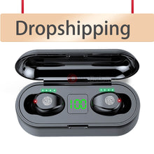 Load image into Gallery viewer, F9 TWS Bluetooth Headphone 5.0 Touch Control Wireless Headset LED Display Earphone Gaming Auriculares