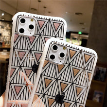 Load image into Gallery viewer, 2020 Plating Triangle Full Mirror Glitter Case For iPhone