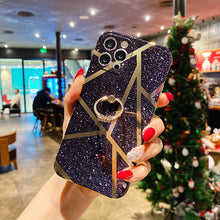 Load image into Gallery viewer, 2021 Fashion Electroplating Marble Pattern Case For iPhone