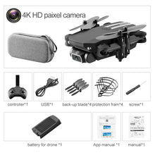 Load image into Gallery viewer, FLASH⚡SALE I 2021 New Mini Drone 4K 1080P HD Camera WiFi Fpv Air Pressure Altitude Hold Black And Gray Foldable Quadcopter RC Dron Toy