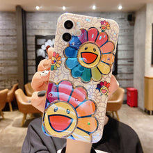 Load image into Gallery viewer, Sunflower Smiley Face iPhone Case - mycasety2023 Mycasety