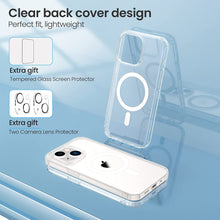 Load image into Gallery viewer, Magnetic Magsafe Clear Protective iPhone Case With Screen Protector Film & Lens Film - mycasety2023 Mycasety