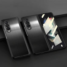 Load image into Gallery viewer, Samsung Galaxy Z Fold3 Fold4 Magnetic Brushed Metal Anti-fall Protective Cover