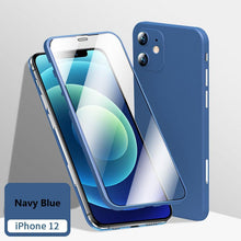 Load image into Gallery viewer, 2021 Double-sided All-inclusive Tempered Film Integrally Shell Membrane Protective Case For iPhone