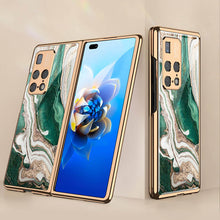 Load image into Gallery viewer, Luxury Plating Glass Anti-knock Protective Hard Edge Cover For Huawei Mate X2