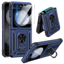 Load image into Gallery viewer, Drop Tested Cover with Magnetic Kickstand Car Mount Protective Case for Samsung Galaxy Z Flip3 Flip4 Flip5