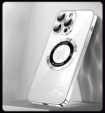 Load image into Gallery viewer, Magnetic Magsafe Electroplated Clear Camera Screen All-inclusive Protective iPhone Case - mycasety2023 Mycasety