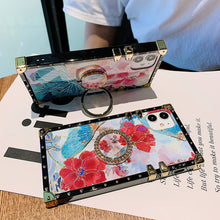 Load image into Gallery viewer, 2021 Stylish Butterfly Flower Style Ring Phone Case for iPhone