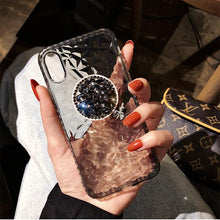 Load image into Gallery viewer, Diamante Pattern Mobile Phone Case iPhone(with AirBag Bracket)