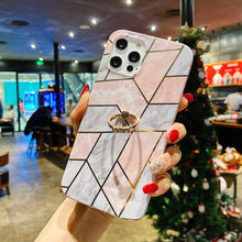 Load image into Gallery viewer, 2021 Fashion Electroplating Marble Pattern Case For iPhone
