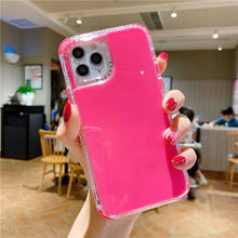 Load image into Gallery viewer, 2021 Candy Color Shockproof Bumper Phone Case For iPhone 12 12Pro Max 11Pro Solid Color Soft Back Cover For iPhone 11 11Pro Max XR X