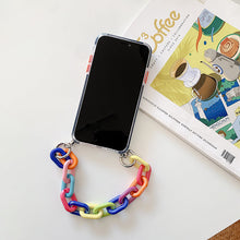 Load image into Gallery viewer, 2021 Graffiti Bracelet Colorful Chain Soft Phone Cases For iPhone 12 Pro Max 11 X XS XR 7 8 Plus SE 2020