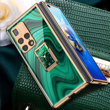 Load image into Gallery viewer, Luxury Plating Glass Anti-knock Protective Hard Edge Cover For Huawei Mate X2