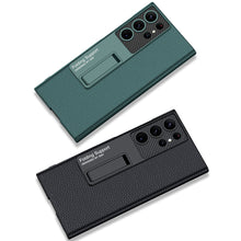 Load image into Gallery viewer, Ultra-Thin Leather Case for Samsung Galaxy S23 S23 Plus S23 Ultra With Kickstand