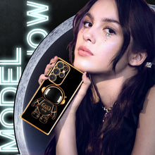 Load image into Gallery viewer, Electroplated Astronaut Stand Cute 6D Spaceman Pattern Phone Case For Samsung Galaxy S23 S22 S21 Ultra Plus Case - {{ shop_name}} varyfun