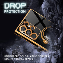 Load image into Gallery viewer, Electroplated Astronaut Stand Cute 6D Spaceman Pattern Phone Case For Samsung Galaxy S23 S22 S21 Ultra Plus Case - {{ shop_name}} varyfun