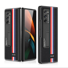 Load image into Gallery viewer, Luxury Plating Glass Case Anti-knock Protective Hard Edge Cover For Samsung Galaxy Z Fold 2 5G