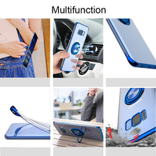 Load image into Gallery viewer, High Quality Electroplated Magnetic Car Holder Ring Case For Samsung