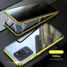 Load image into Gallery viewer, 2021 Samsung Double-Sided Protection Anti-Peep Tempered Glass Phone Case For S21 S20 Series