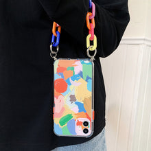 Load image into Gallery viewer, 2021 Graffiti Bracelet Colorful Chain Soft Phone Cases For iPhone 12 Pro Max 11 X XS XR 7 8 Plus SE 2020