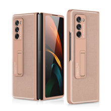 Load image into Gallery viewer, Luxury Plating Glass Case Anti-knock Protective Hard Edge Cover For Samsung Galaxy Z Fold 2 5G