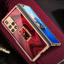 Load image into Gallery viewer, Luxury Plating Glass Anti-knock Protective Hard Edge Cover For Huawei Mate X2