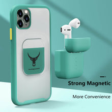 Load image into Gallery viewer, 2021 Magnetic Bluetooth Earphone Charging Compartment Case For iPhone 11 Pro Max 11 Pro XS Max XR 7Plus 8Plus SE 2020