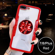 Load image into Gallery viewer, Diamond Airbag Bracket Phone Case For iPhone