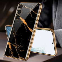 Load image into Gallery viewer, Luxury Marble Pattern Camera All-inclusive Electroplating Process Case For Samsung S23 S22 S21 Ultra Plus