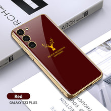 Load image into Gallery viewer, Luxury Deer Pattern Camera All-inclusive Electroplating Process Case For Samsung S23 S22 S21 Ultra Plus